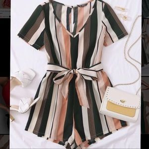 Striped Romper